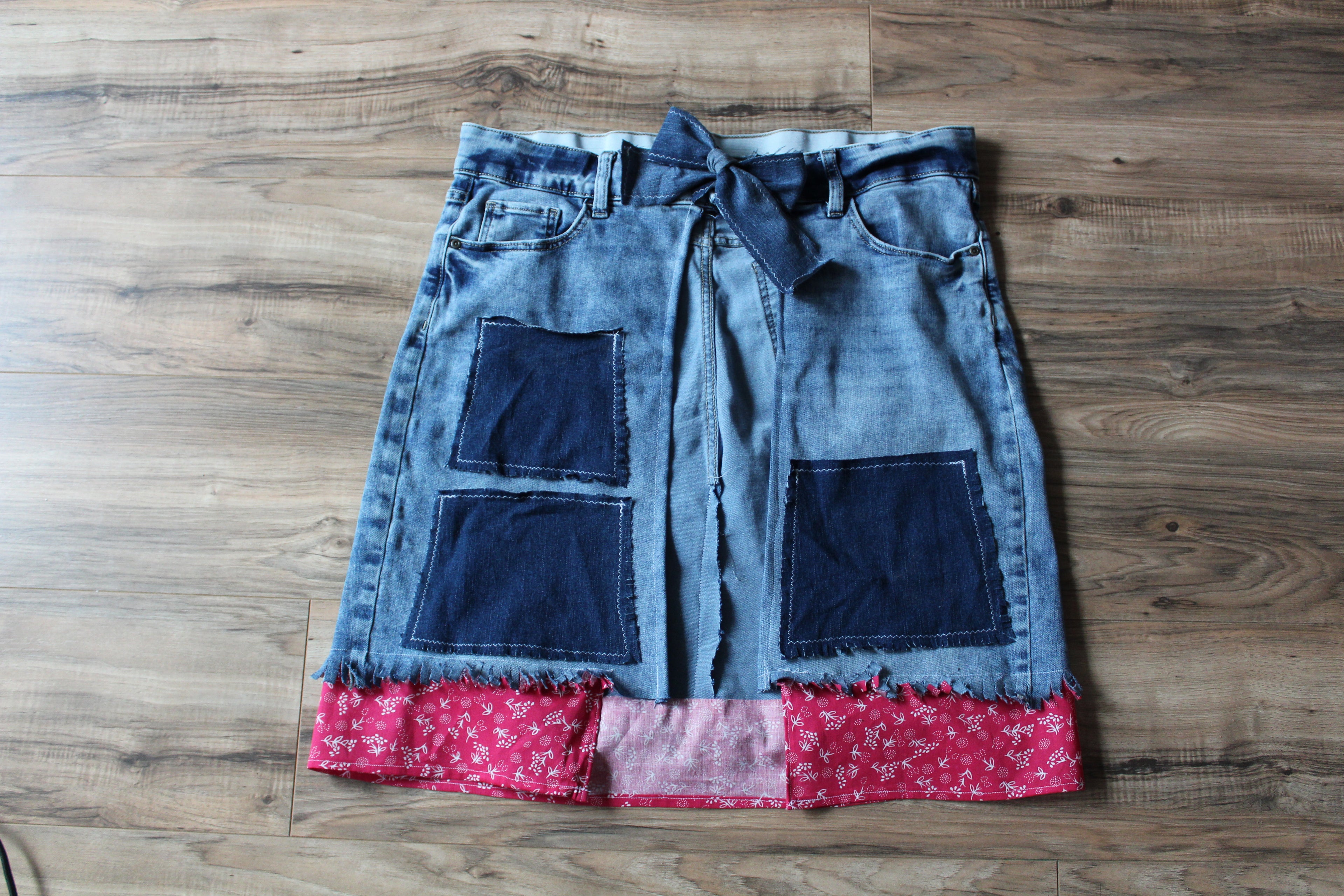 Repurposed Denim Apron