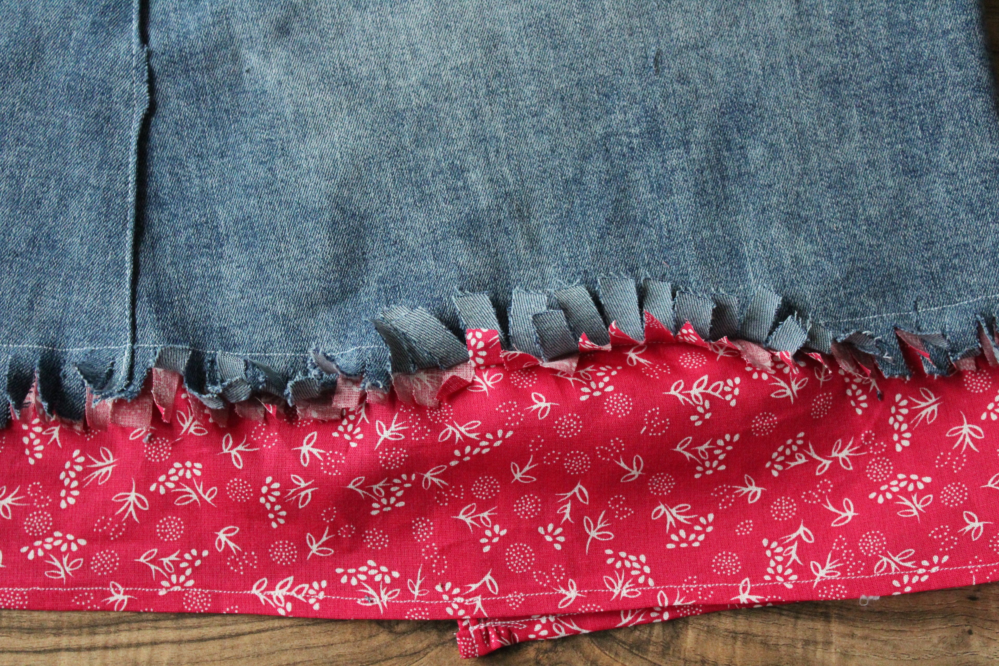 Repurposed Denim Apron