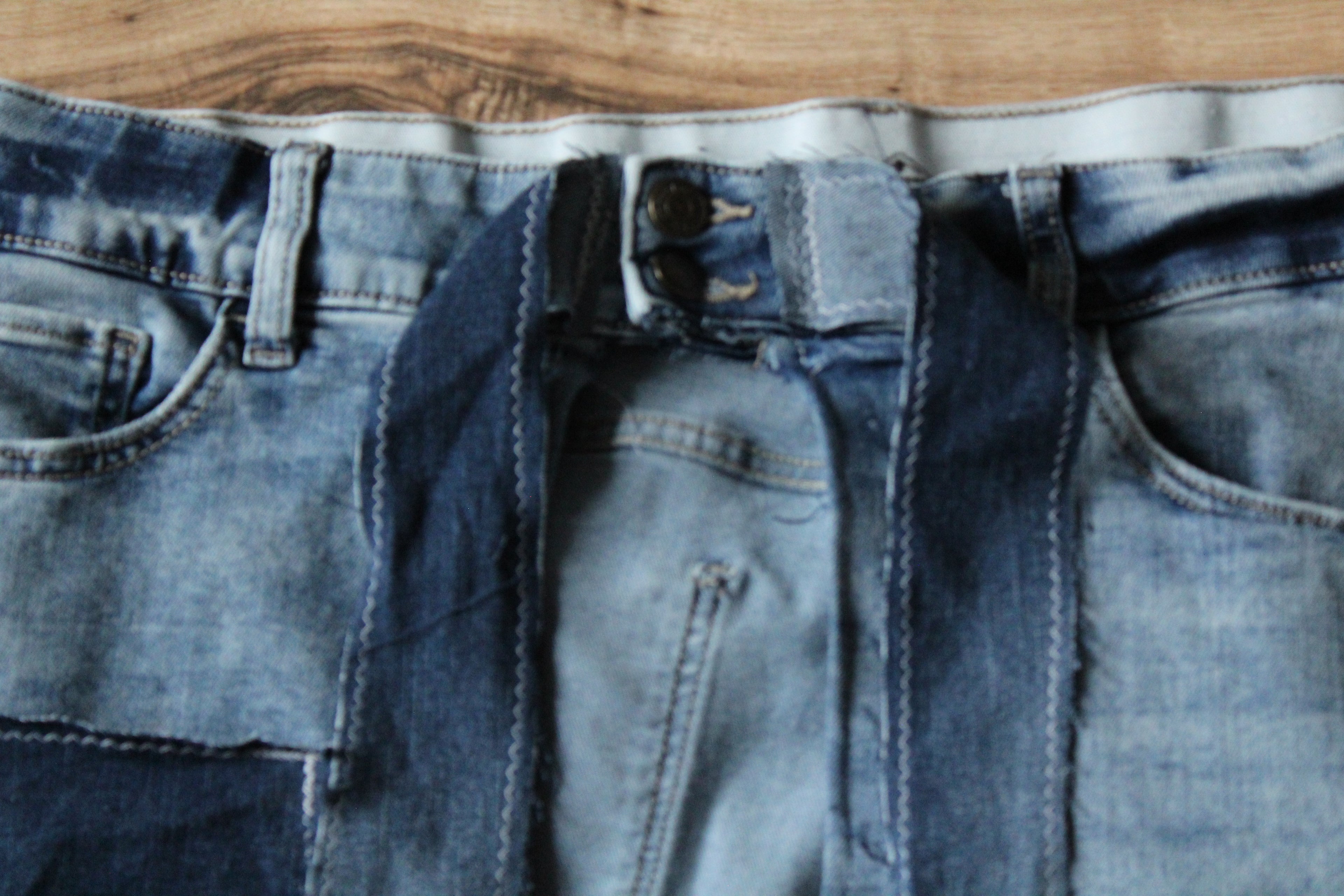 Repurposed Denim Apron