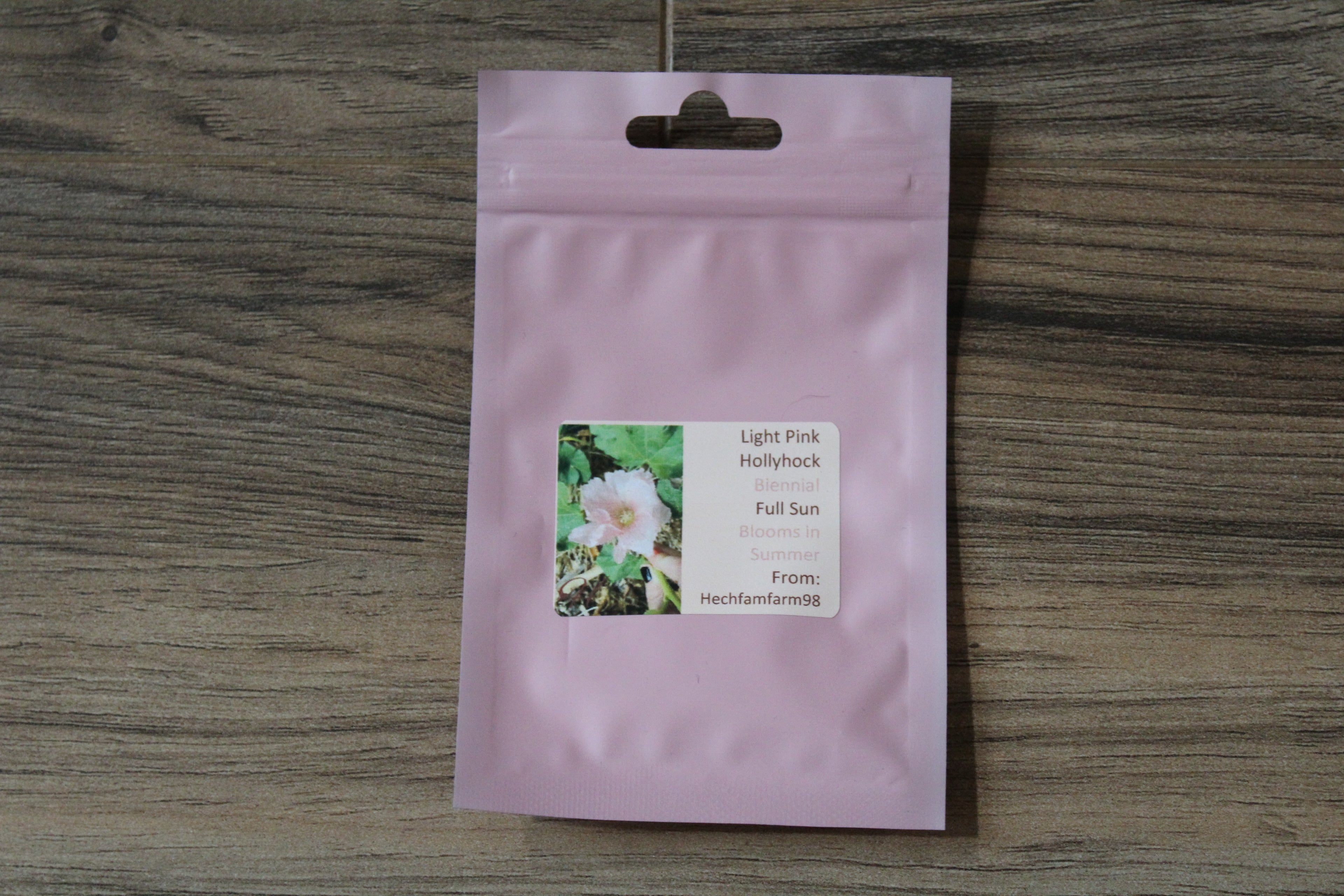 Hollyhock Seeds - Light Pink