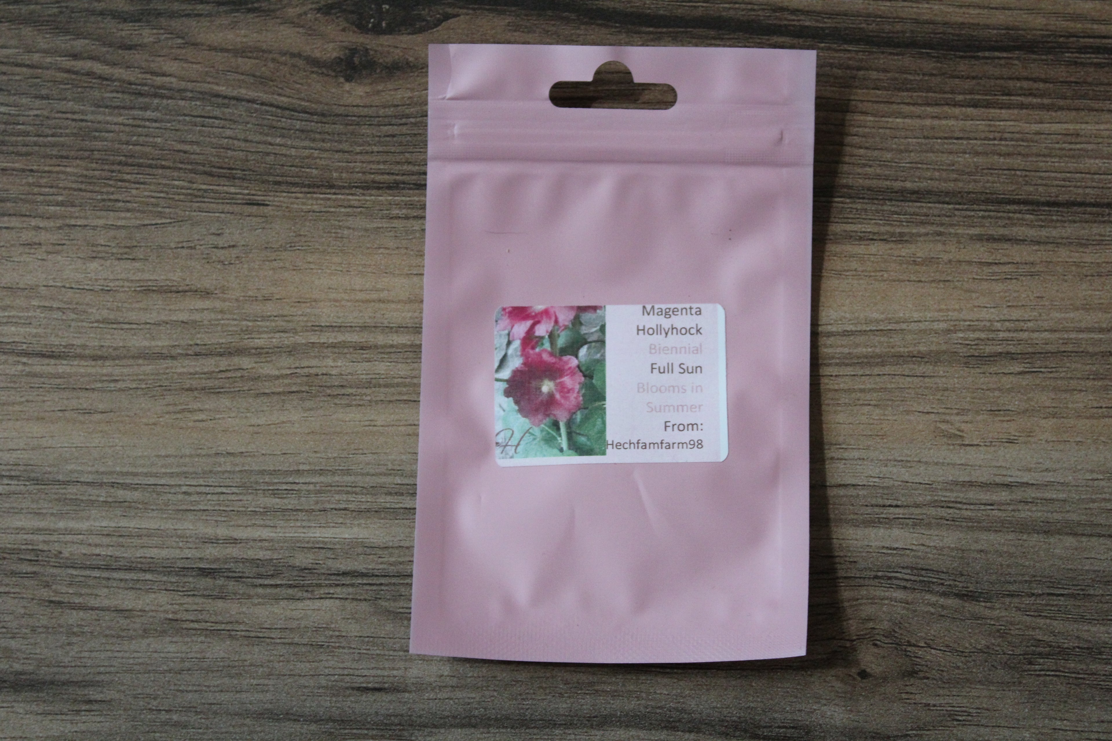 Hollyhock Seeds - Magenta