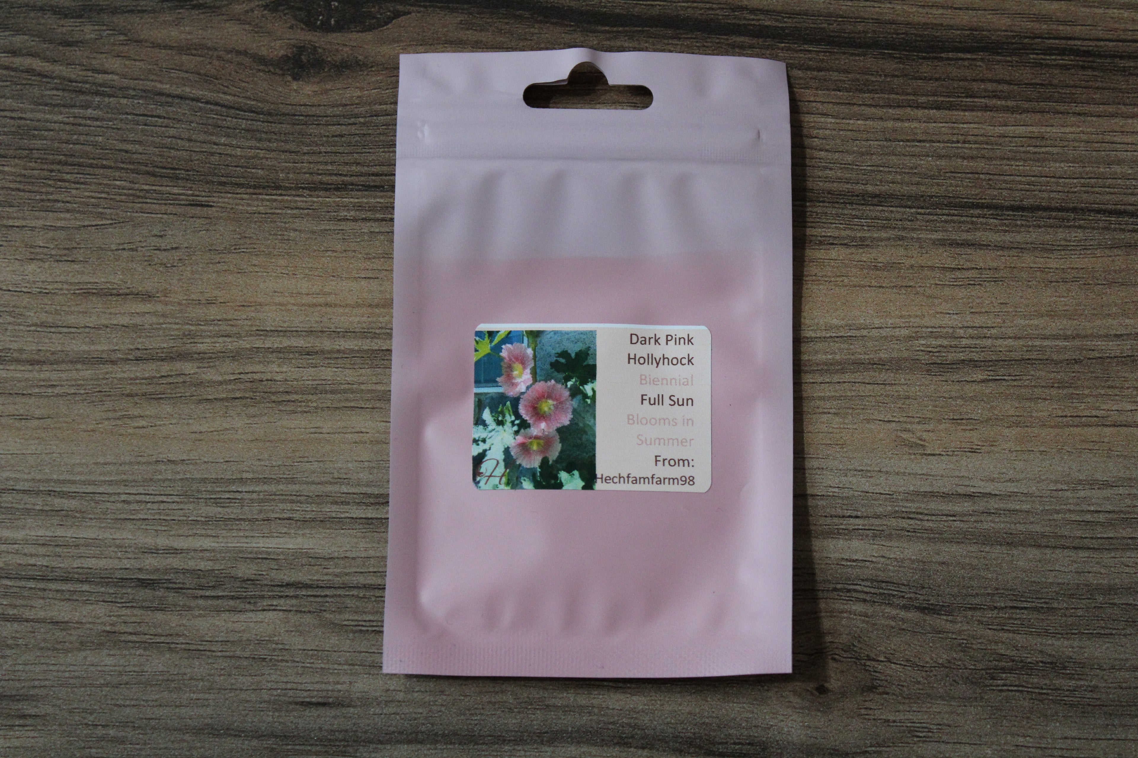 Hollyhock Seeds - Dark Pink