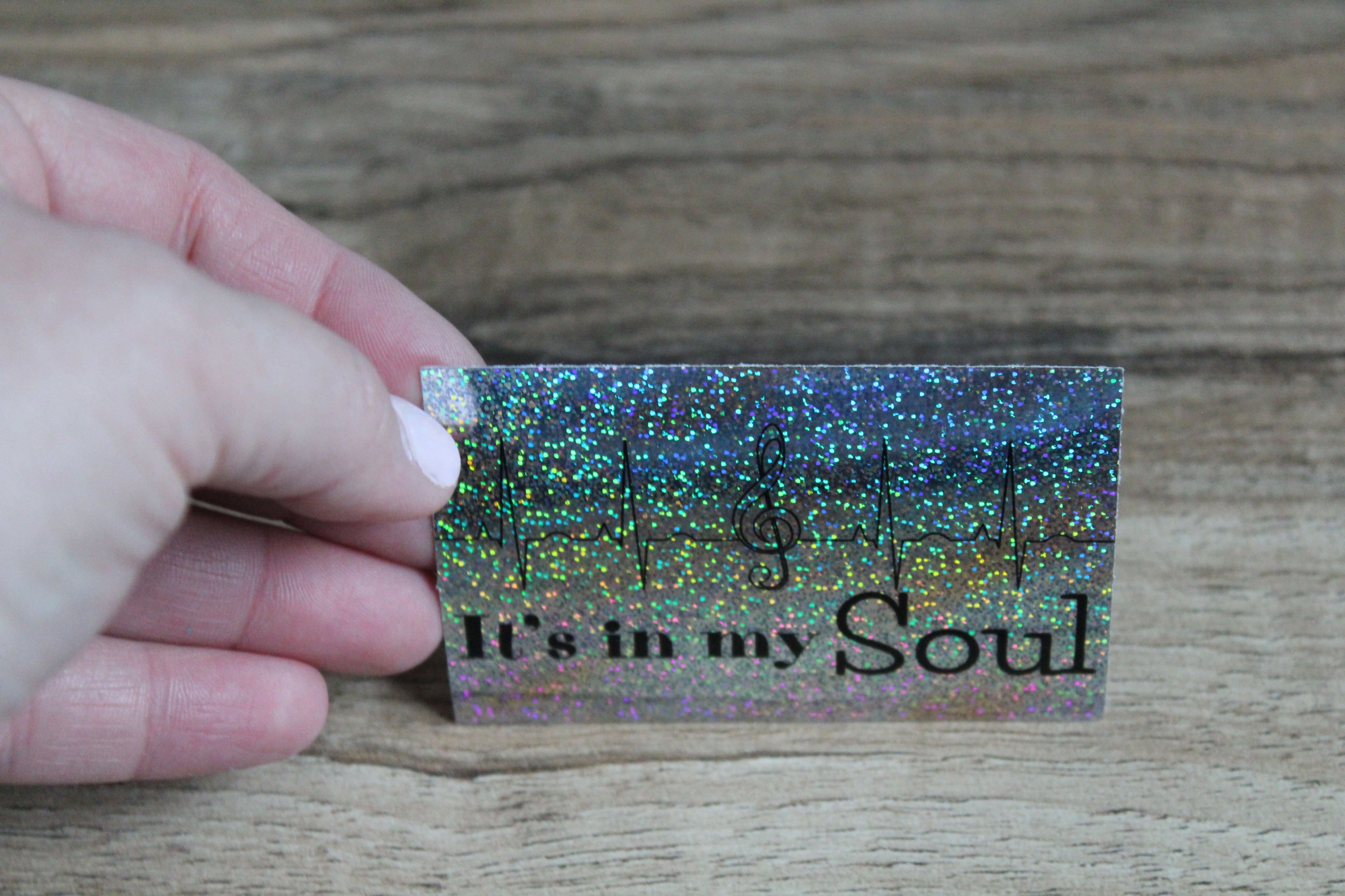 Music is in My DNA Vinyl Sticker