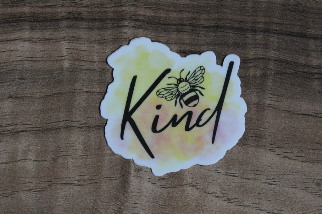 Bee Kind Vinyl Sticker