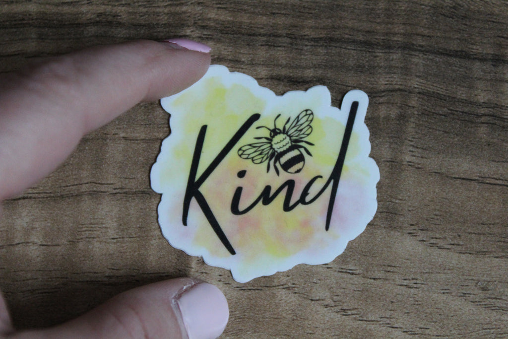 Bee Kind Vinyl Sticker