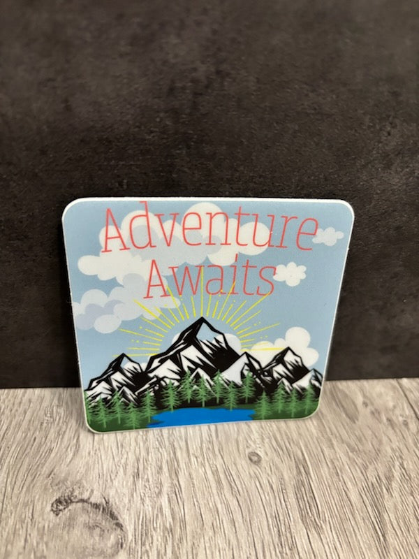 Adventure Awaits Vinyl Sticker