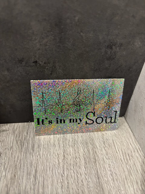 Music is in My DNA Vinyl Sticker