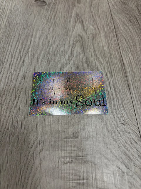 Music is in My DNA Vinyl Sticker