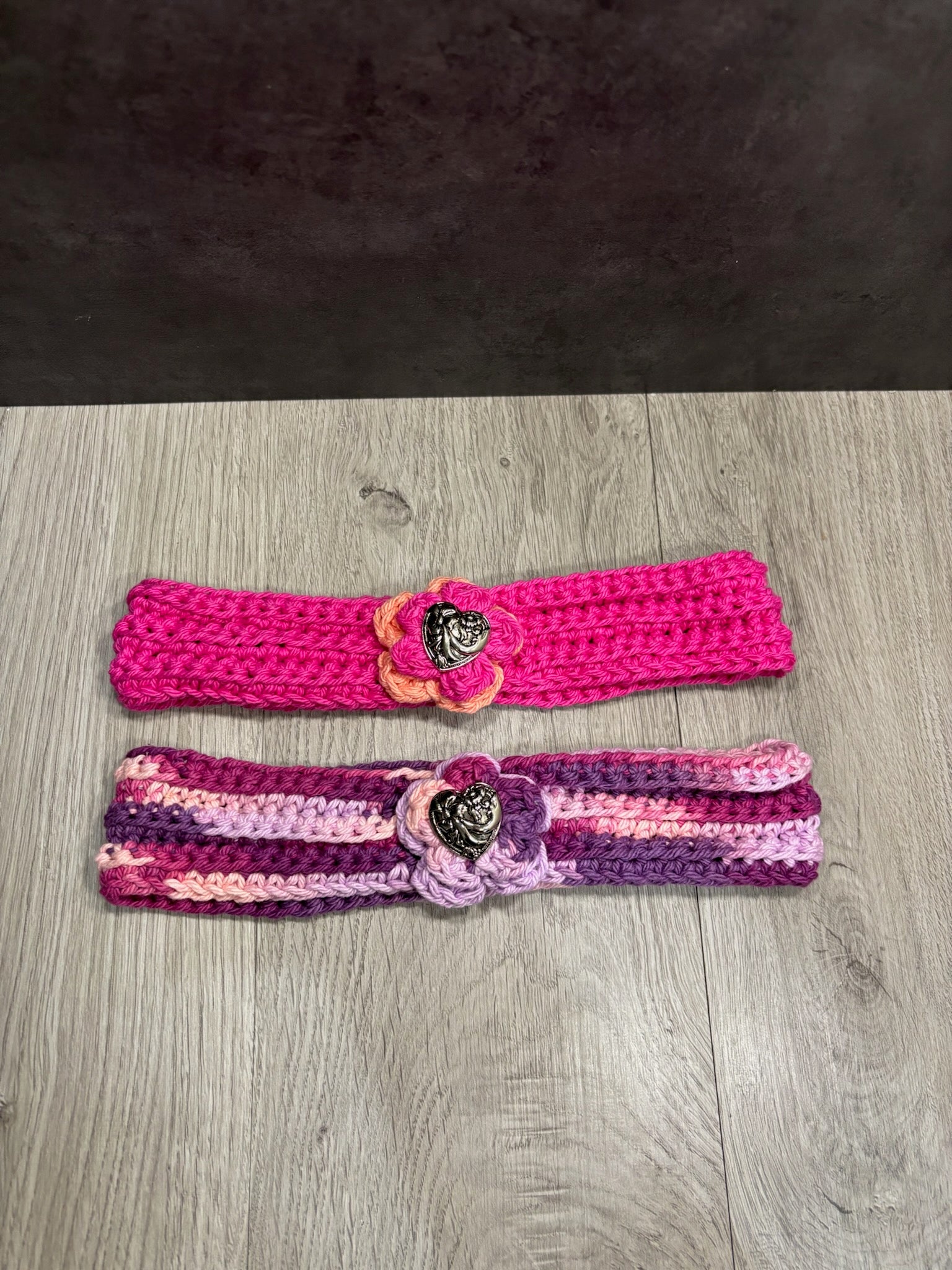 Valentines Crocheted Headbands